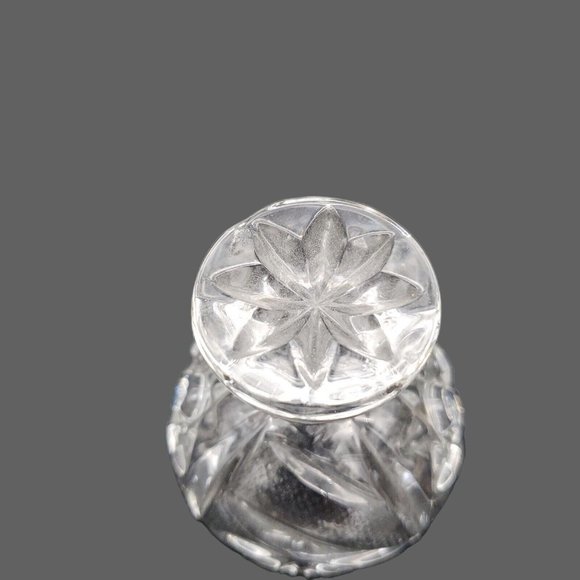 Set of 5 Small Lead Crystal Compote Dishes Ice Cream‎ Mouse Stemmed Glass  VTG - Picture 5 of 7